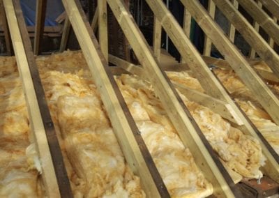 Image of insulation being installed - www.ecotiffin.co.uk