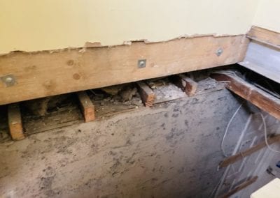 Photo of a house interior ready for retrofitting.